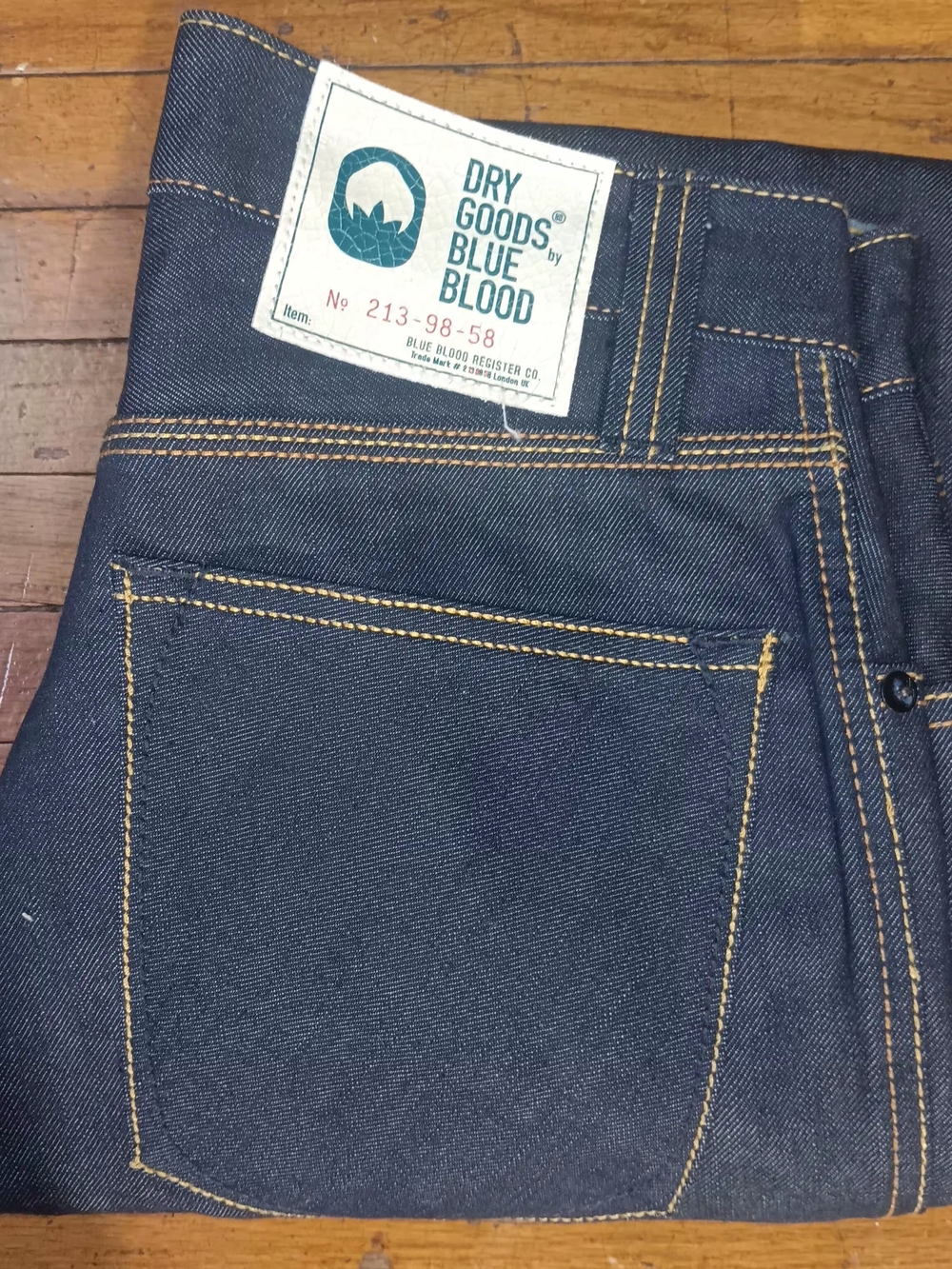 Blue Blood Raw Indigo Jeans
